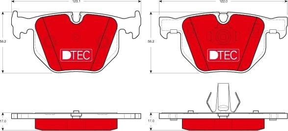 TRW GDB1499DTE - Bremžu uzliku kompl., Disku bremzes www.autospares.lv