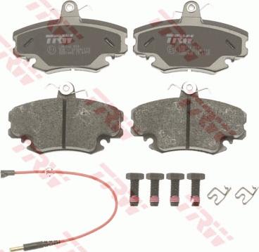 TRW GDB1465 - Brake Pad Set, disc brake www.autospares.lv