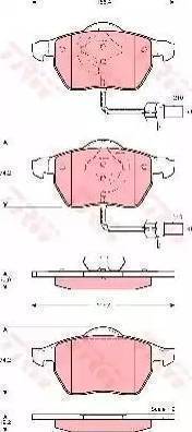 RIDER RD.3323.DB1307 - Тормозные колодки, дисковые, комплект www.autospares.lv