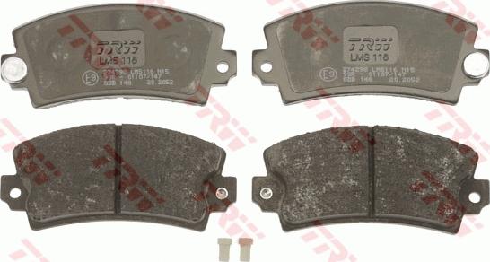 TRW GDB148 - Bremžu uzliku kompl., Disku bremzes www.autospares.lv