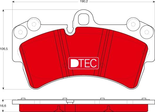 TRW GDB1548DTE - Bremžu uzliku kompl., Disku bremzes www.autospares.lv