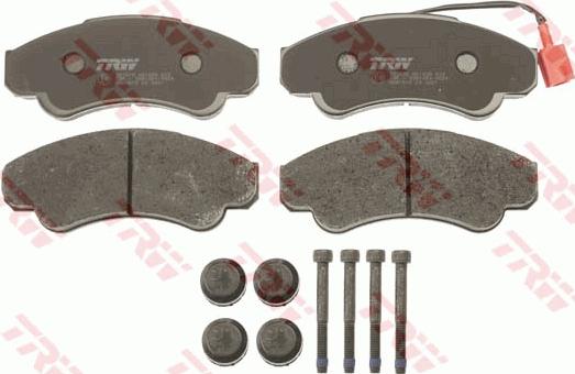 TRW GDB1518 - Brake Pad Set, disc brake www.autospares.lv