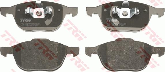 TRW GDB1583 - Brake Pad Set, disc brake www.autospares.lv