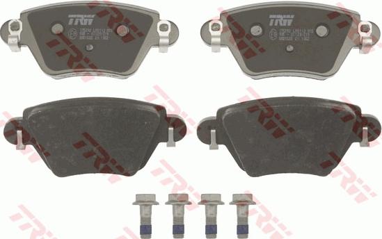 TRW GDB1525 - Тормозные колодки, дисковые, комплект www.autospares.lv