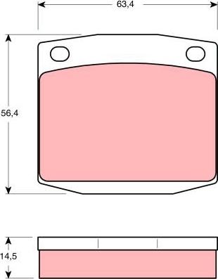 MK Kashiyama BP-6586 - Bremžu uzliku kompl., Disku bremzes autospares.lv