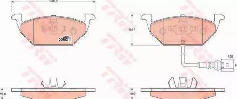 Magneti Marelli 363700201163 - Brake Pad Set, disc brake www.autospares.lv