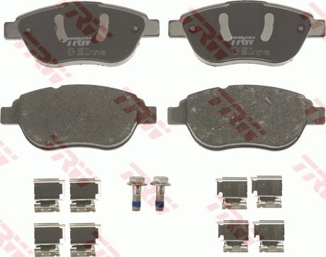 TRW GDB1624 - Brake Pad Set, disc brake www.autospares.lv