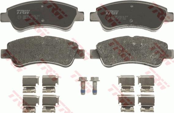 TRW GDB1677 - Brake Pad Set, disc brake www.autospares.lv