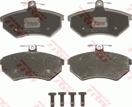 TRW GDB1044 - Тормозные колодки, дисковые, комплект www.autospares.lv