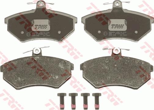 TRW GDB1048 - Brake Pad Set, disc brake www.autospares.lv