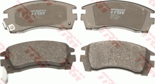 TRW GDB1013 - Brake Pad Set, disc brake www.autospares.lv