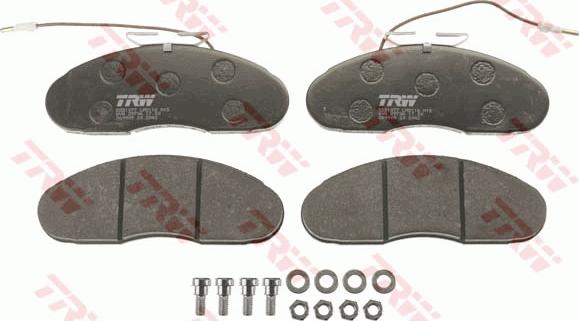 TRW GDB1077 - Bremžu uzliku kompl., Disku bremzes www.autospares.lv