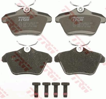 TRW GDB1147 - Тормозные колодки, дисковые, комплект www.autospares.lv