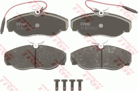 TRW GDB1105 - Brake Pad Set, disc brake www.autospares.lv