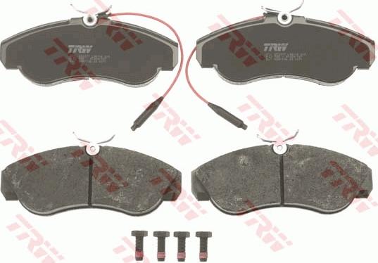 TRW GDB1106 - Brake Pad Set, disc brake www.autospares.lv