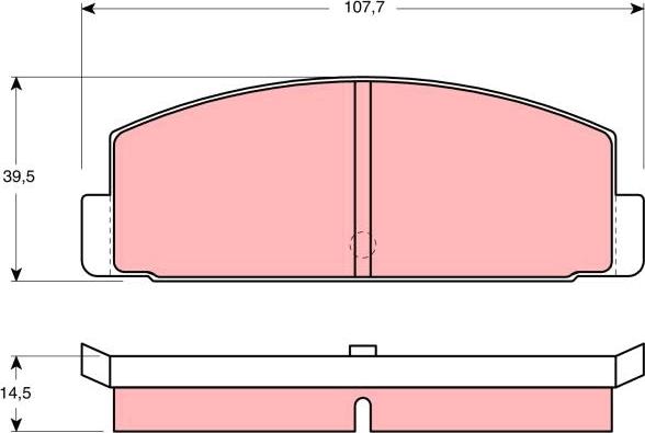 BENDIX 572203 - Bremžu uzliku kompl., Disku bremzes www.autospares.lv