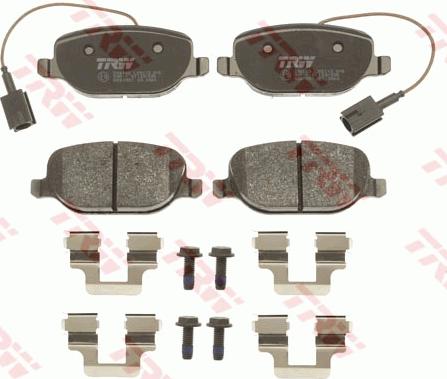 TRW GDB1851 - Bremžu uzliku kompl., Disku bremzes www.autospares.lv