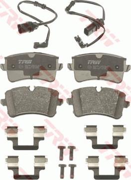 TRW GDB1867 - Brake Pad Set, disc brake www.autospares.lv