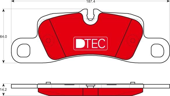 TRW GDB1839DTE - Bremžu uzliku kompl., Disku bremzes www.autospares.lv