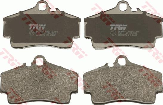 TRW GDB1395 - Bremžu uzliku kompl., Disku bremzes www.autospares.lv