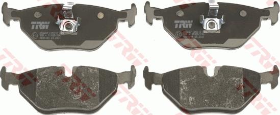 TRW GDB1344 - Brake Pad Set, disc brake www.autospares.lv