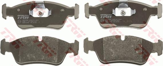 TRW GDB1348 - Brake Pad Set, disc brake www.autospares.lv