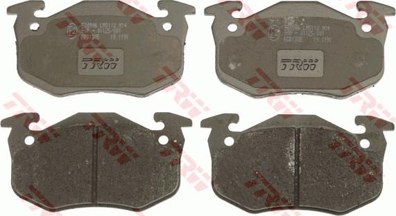 TRW GDB1305 - Bremžu uzliku kompl., Disku bremzes www.autospares.lv