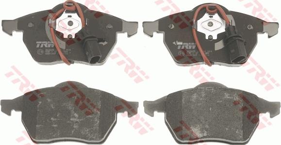 TRW GDB1307 - Brake Pad Set, disc brake www.autospares.lv