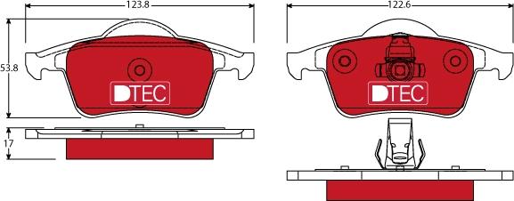 TRW GDB1389DTE - Bremžu uzliku kompl., Disku bremzes autospares.lv