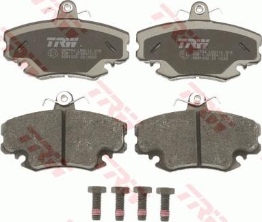 TRW GDB1332 - Brake Pad Set, disc brake www.autospares.lv