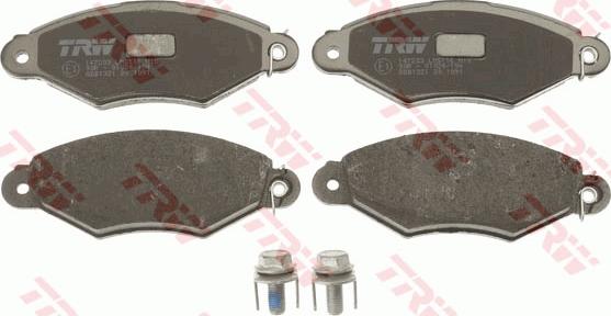 TRW GDB1321 - Brake Pad Set, disc brake www.autospares.lv