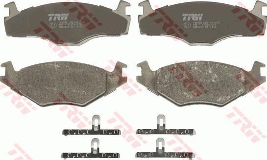 TRW GDB1219 - Brake Pad Set, disc brake www.autospares.lv