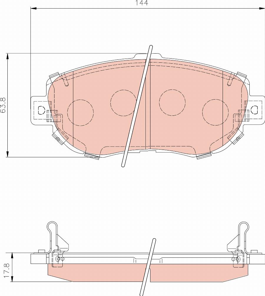 TRW GDB1239 - Bremžu uzliku kompl., Disku bremzes www.autospares.lv