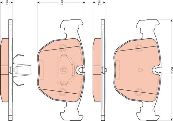 TRW GDB1702 - Bremžu uzliku kompl., Disku bremzes www.autospares.lv