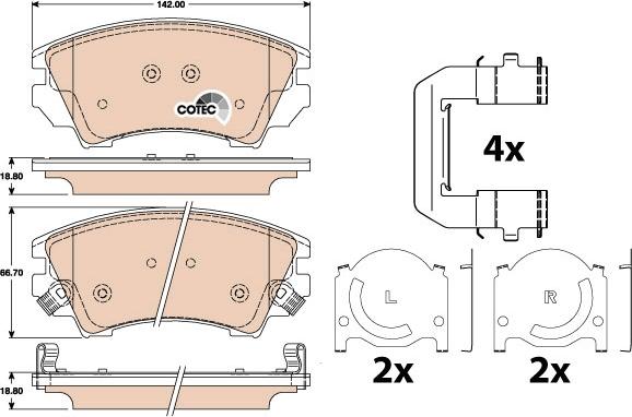 TRW GDB1783DT - Bremžu uzliku kompl., Disku bremzes www.autospares.lv