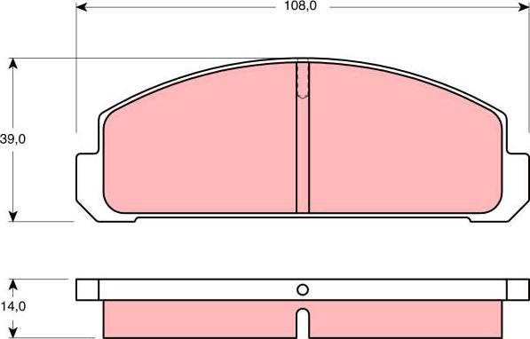 TRW GDB178 - Bremžu uzliku kompl., Disku bremzes www.autospares.lv