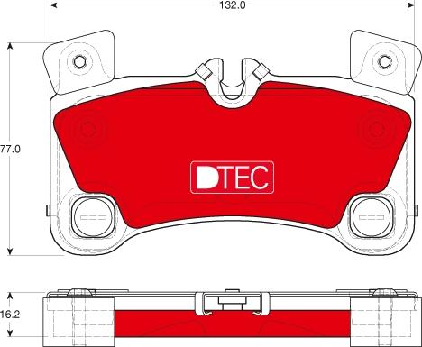 TRW GDB1775DTE - Bremžu uzliku kompl., Disku bremzes autospares.lv