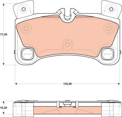 TRW GDB1775 - Bremžu uzliku kompl., Disku bremzes www.autospares.lv