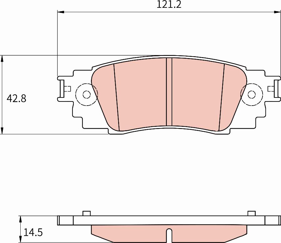 TRW GDB8968AT - Bremžu uzliku kompl., Disku bremzes www.autospares.lv