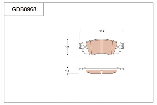 TRW GDB8968 - Bremžu uzliku kompl., Disku bremzes www.autospares.lv