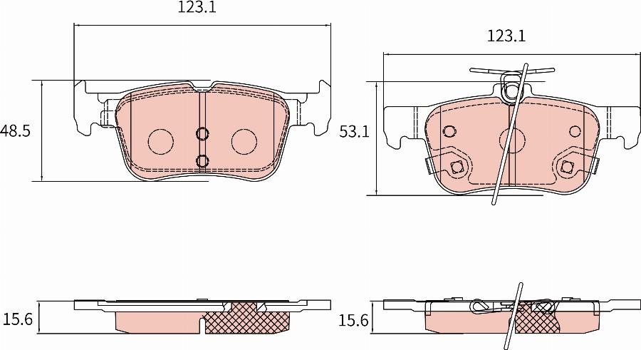 TRW GDB8334AT - Bremžu uzliku kompl., Disku bremzes www.autospares.lv