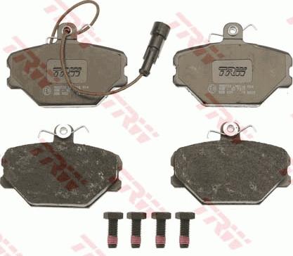 TRW GDB833 - Тормозные колодки, дисковые, комплект www.autospares.lv