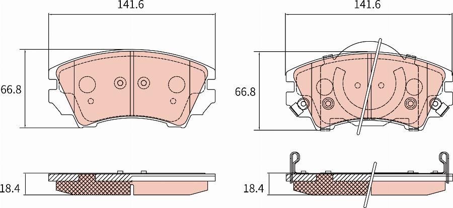 TRW GDB8329DT - Bremžu uzliku kompl., Disku bremzes www.autospares.lv