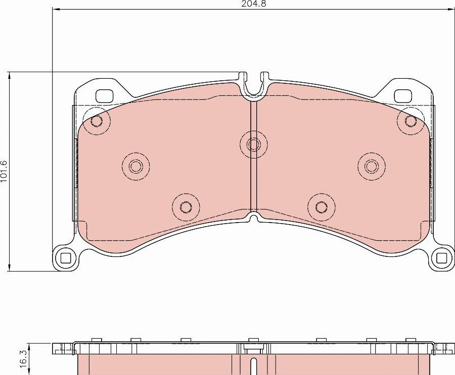 TRW GDB8374 - Bremžu uzliku kompl., Disku bremzes www.autospares.lv