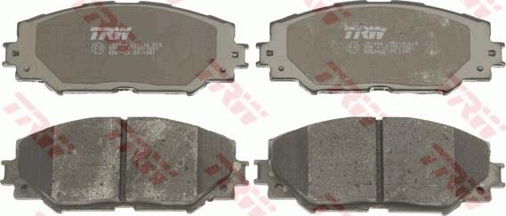 TRW GDB3425AT - Brake Pad Set, disc brake www.autospares.lv