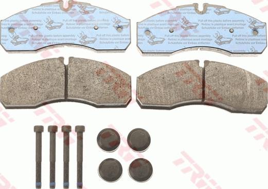 TRW GDB3567 - Brake Pad Set, disc brake www.autospares.lv