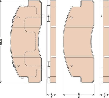 TRW GDB3027 - Bremžu uzliku kompl., Disku bremzes www.autospares.lv