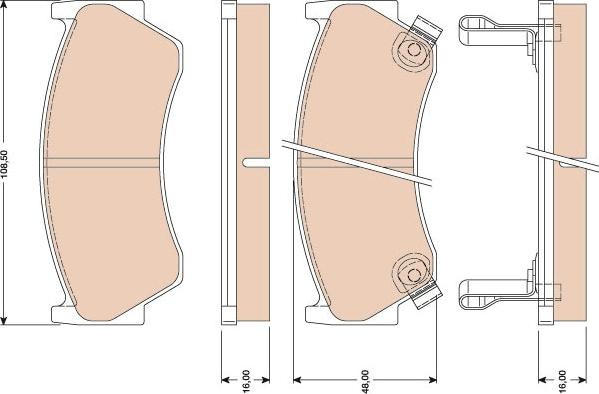 TRW GDB3114 - Bremžu uzliku kompl., Disku bremzes www.autospares.lv