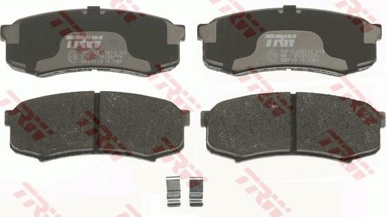 TRW GDB3110 - Brake Pad Set, disc brake www.autospares.lv