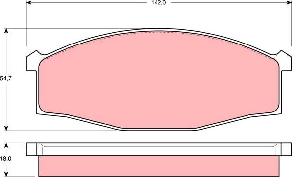 TRW GDB3117 - Bremžu uzliku kompl., Disku bremzes www.autospares.lv